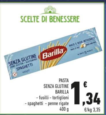 PASTA SENZA GLUTINE BARILLA