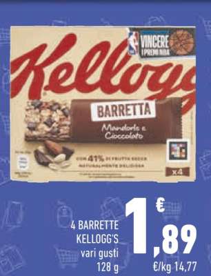 4 BARRETTE KELLOGG'S