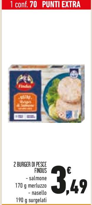 2 Burger di Pesce Findus