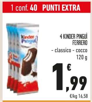 4 KINDER PINGUÌ FERRERO