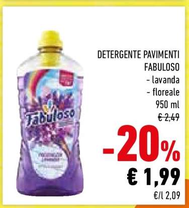 Detergente Pavimenti Fabuloso