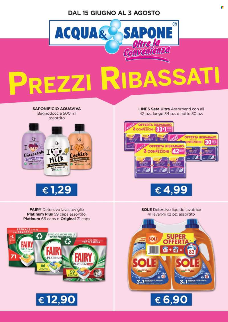 Volantino Acqua & Sapone - 15/6/2025 - 3/8/2025.
