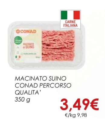MACINATO SUINO CONAD PERCORSO QUALITA'