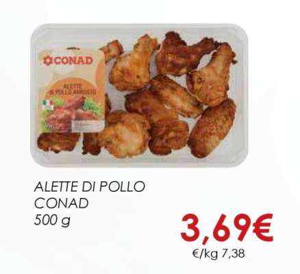 ALETTE DI POLLO CONAD
