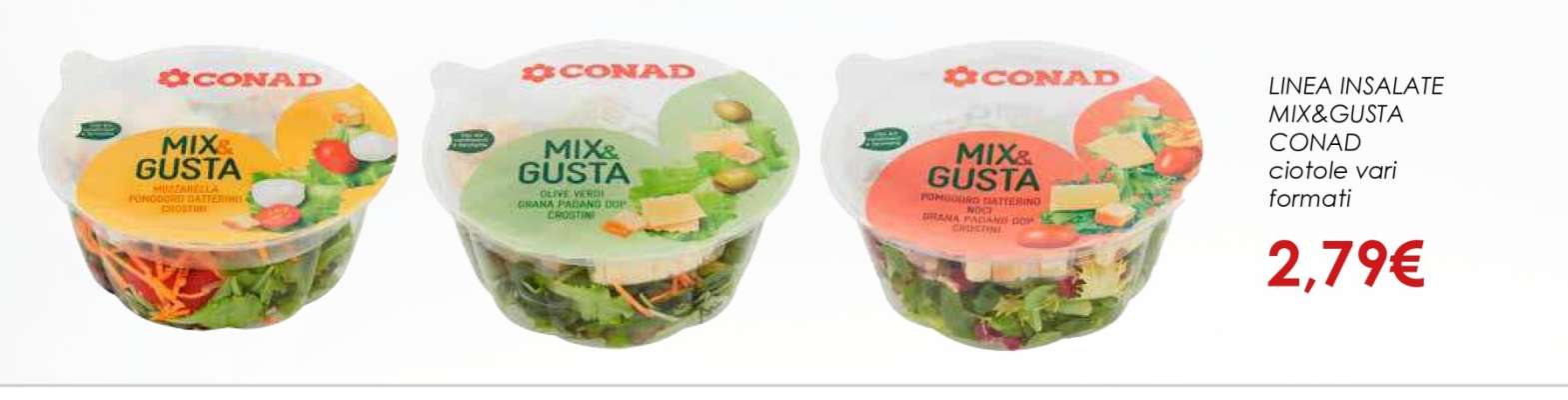 LINEA INSALATE MIX&GUSTA CONAD