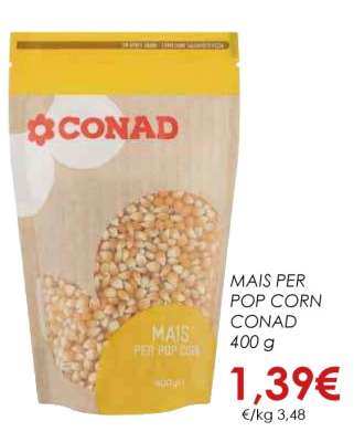 MAIS PER POP CORN CONAD