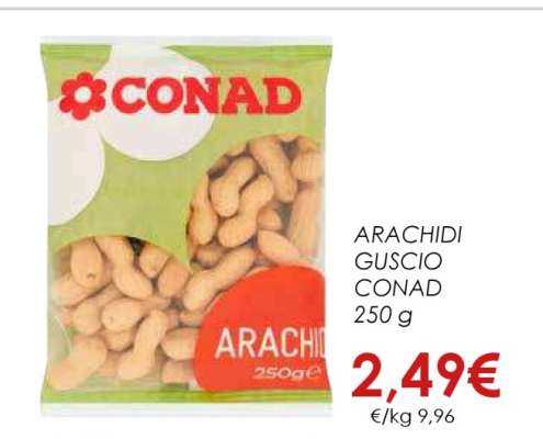 ARACHIDI GUSCIO CONAD