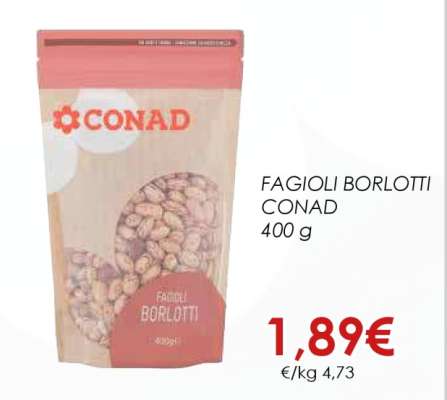 FAGIOLI BORLOTTI CONAD