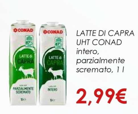 LATTE DI CAPRA UHT CONAD