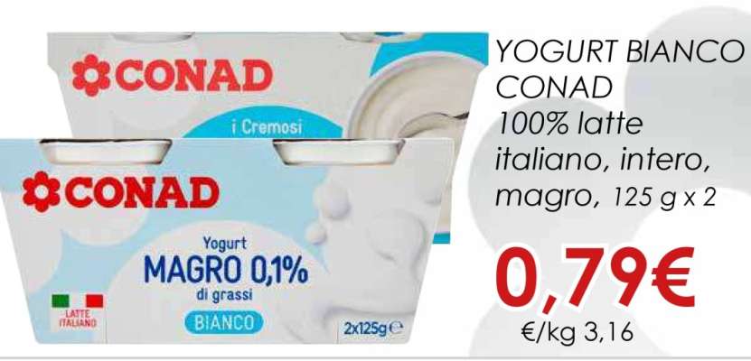 YOGURT BIANCO CONAD