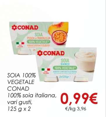 SOIA 100% VEGETALE CONAD