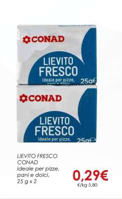 LIEVITO FRESCO CONAD