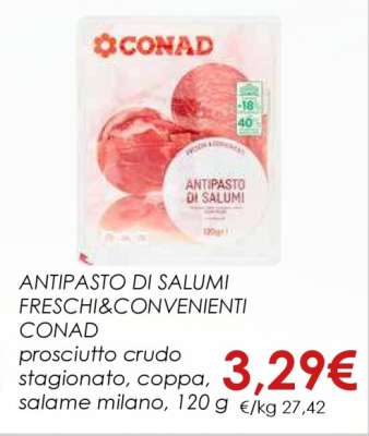 ANTIPASTO DI SALUMI FRESCHI & CONVENIENTI CONAD