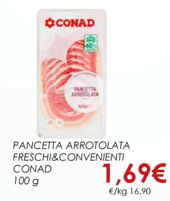 Pancetta Arrotolata Freschi & Convenienti Conad