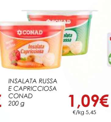 INSALATA RUSSA E CAPRICCIOSA CONAD