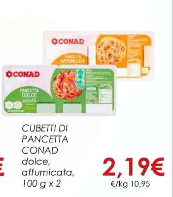 CUBETTI DI PANCETTA CONAD