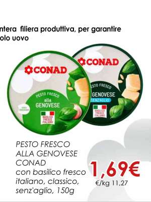 PESTO FRESCO ALLA GENOVESE CONAD