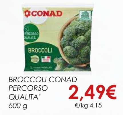 BROCCOLI CONAD PERCORSO QUALITA'