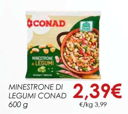 MINESTRONE DI LEGUMI CONAD