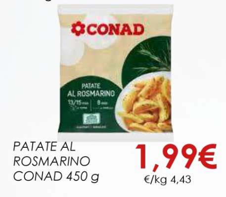 PATATE AL ROSMARINO CONAD 450 g