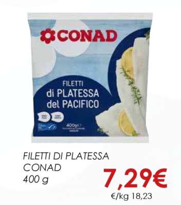Filetti di Platessa Conad