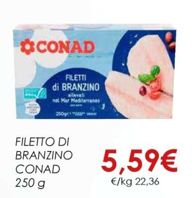 FILETTO DI BRANZINO CONAD