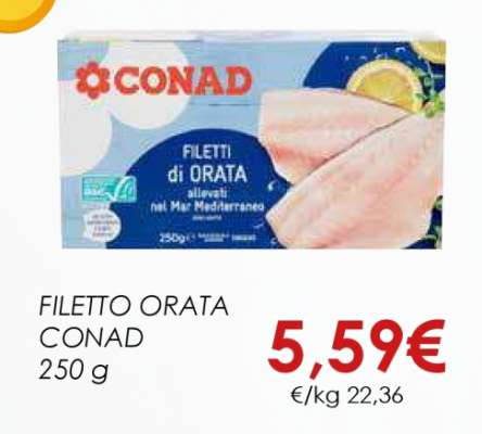 FILETTO ORATA CONAD