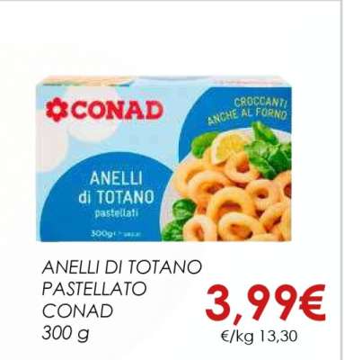 ANELLI DI TOTANO PASTELLATO CONAD