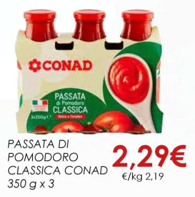 Passata di Pomodoro Classica Conad