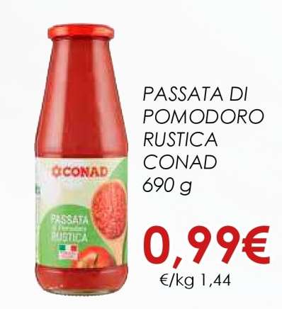 PASSATA DI POMODORO RUSTICA CONAD