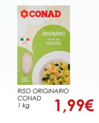 RISO ORIGINARIO CONAD