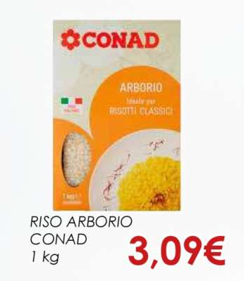 RISO ARBORIO CONAD