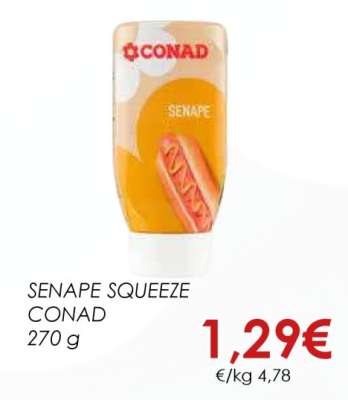 SENAPE SQUEEZE CONAD