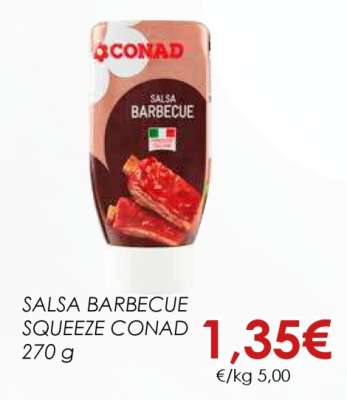 SALSA BARBECUE SQUEEZE CONAD