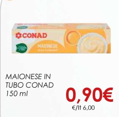 MAIONESE IN TUBO CONAD