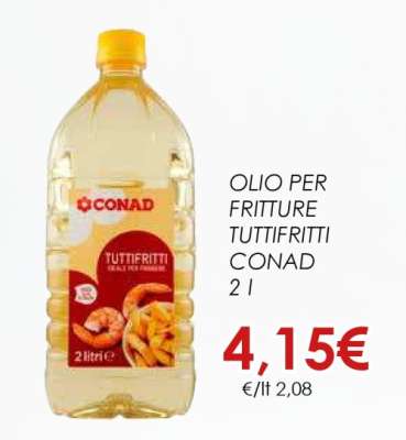 Olio per fritture Tuttifritti Conad