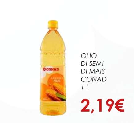 Olio di semi di mais Conad