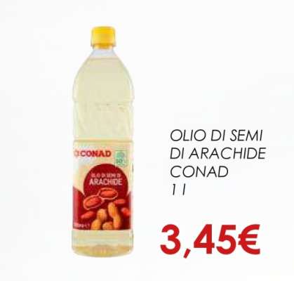 OLIO DI SEMI DI ARACHIDE CONAD