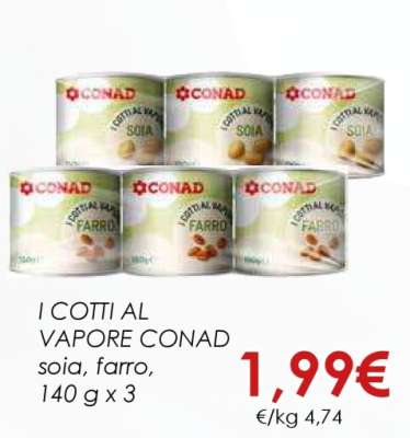 I COTTI AL VAPORE CONAD