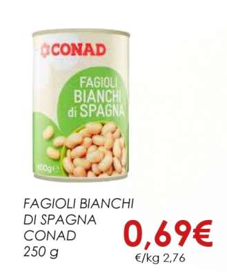 FAGIOLI BIANCHI DI SPAGNA CONAD