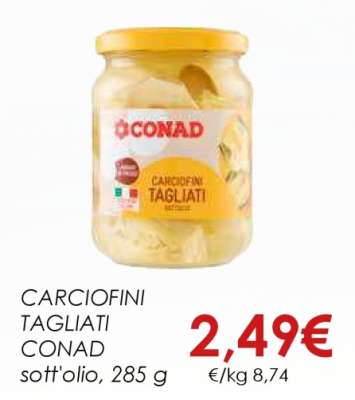 CARCIOFINI TAGLIATI CONAD
