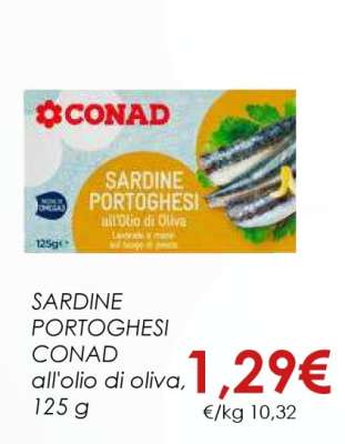 SARDINE PORTOGHESI CONAD