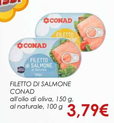 Filetto di Salmone Conad