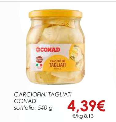 CARCIOFINI TAGLIATI CONAD