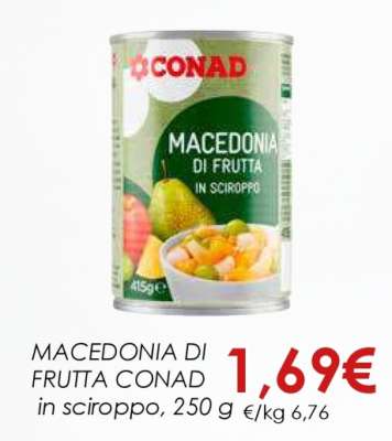 MACEDONIA DI FRUTTA CONAD