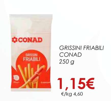 GRISSINI FRIABILI CONAD