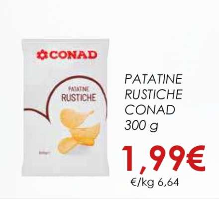 Patatine Rustiche Conad