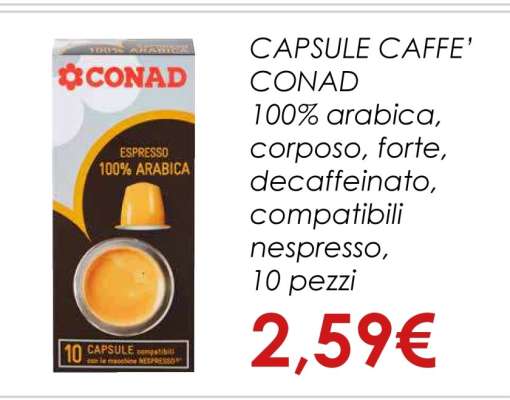 CAPSULE CAFFE' CONAD