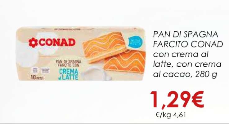 Pan di Spagna Farcito Conad