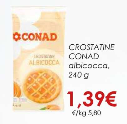 CROSTATINE CONAD albicocca